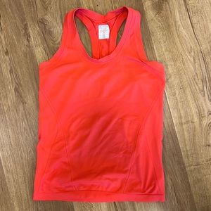 Athleta Momentum Seamless Tank Top in Orange Size Medium